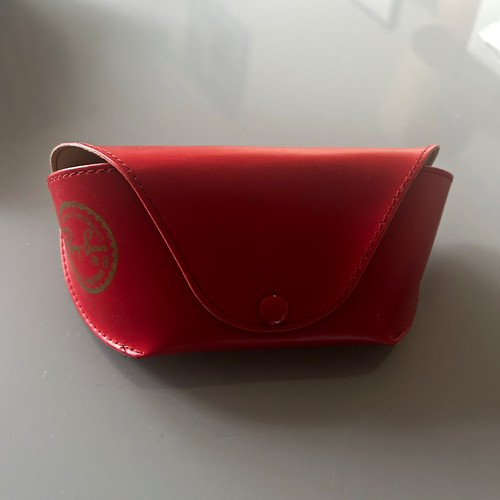 Ray ban red glasses case - red, only