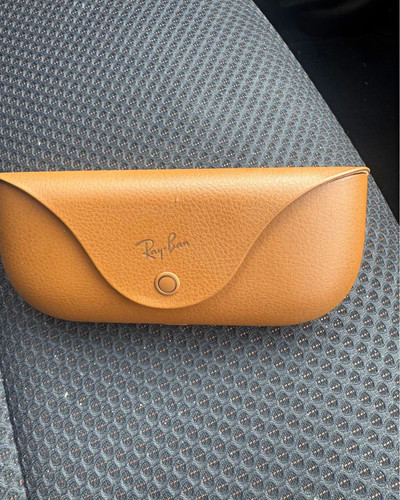 Ray ban brown leather hard - ray-ban,