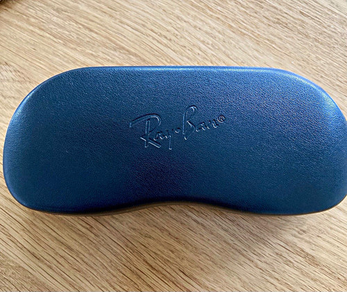 Ray ban black leather hard - ray-ban,