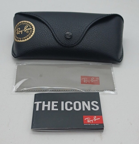 Ray ban black - semi-hard, case