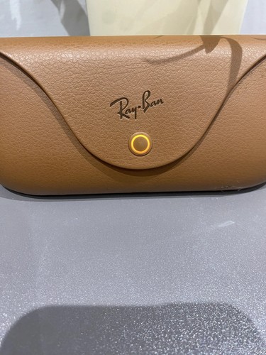 Ray ban brown leather - brown, hard
