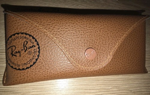 Ray ban brown leather soft - leather,