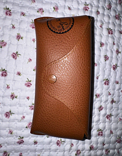 Ray ban brown - hard, case
