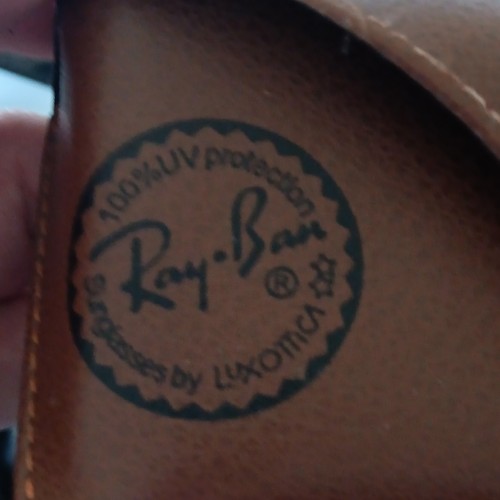 Ray ban brown leather - ray-ban, snap